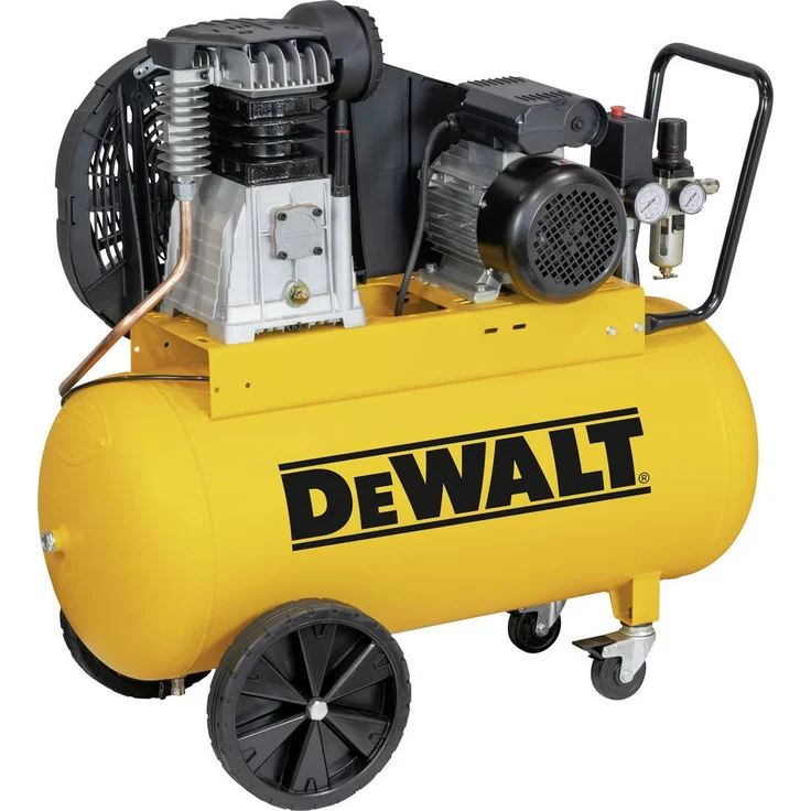 DEWALT Druckluft-Kompressor DXCMB2M50HE, 50l, 10 bar, langlebiger Gusseisenzylinder, leiser Betrieb, einfach zu bedienen