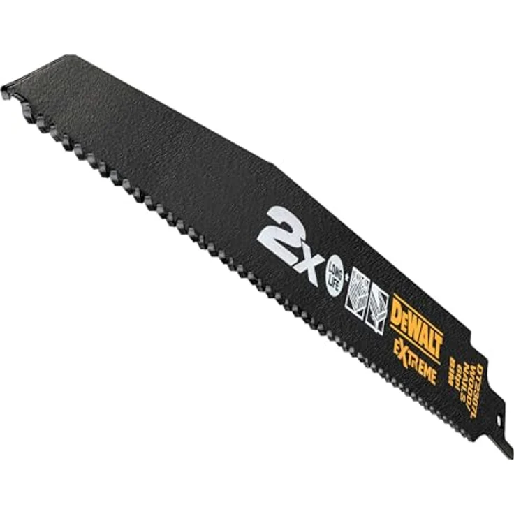 DeWalt 12-tlg. Extreme Bi-Metall Sägeblätter-Set (für Holz- und Metallsägearbeiten, robust und langlebig, in wiederverschließbarer Box), DT244L – Bild 6