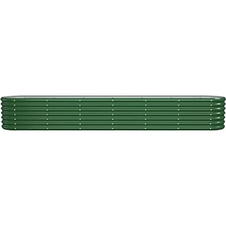 vidaXL Hochbeet, Pulverbeschichteter Stahl, 260 x 40 x 36 cm, Grün – Bild 4