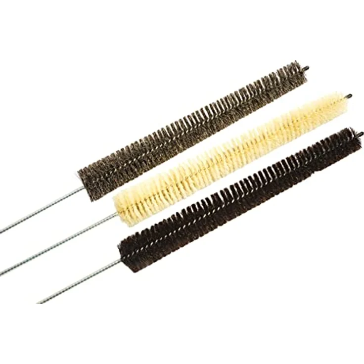 Neustanlo Profi Heizkörperbürste 2.0 aus extra weichen Ziegenhaar braune Borsten, Kunststoff ummantelter Edelstahldraht 120 cm lang – Bild 5