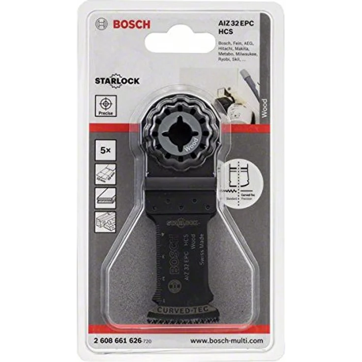 Bosch HCS Tauchsägeblatt AIZ 32 EPC, Wood, 50 x 32 mm, 10er-Pack – Bild 3