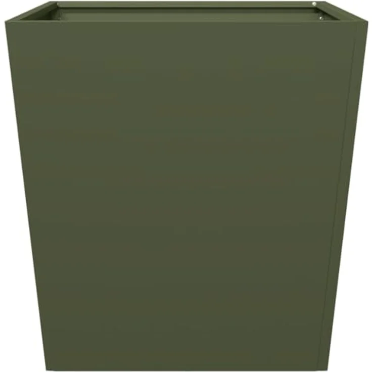 vidaXL Pflanzkübel Olivgrün 50x50x50 Stahl, rostbeständig und strapazierfähig – Bild 4