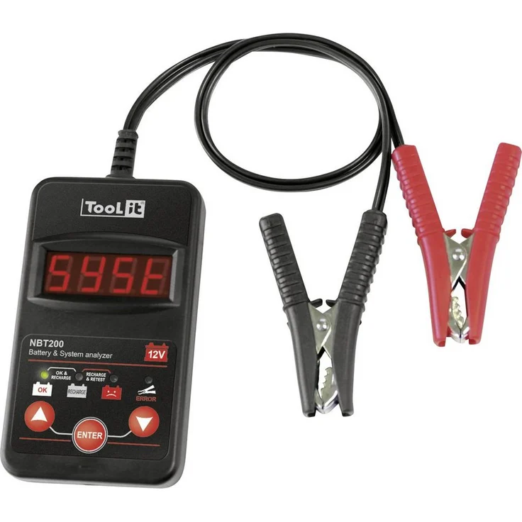 Toolit Batterietester Toolit NBT200 Kfz-Batterietester, Batterieüberwachung 50 cm - Einfach zu bedienender Tester für schnelle und präzise Testergebnisse – Bild 1