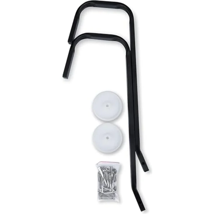 TRIZERATOP Anlegeleiter Firsthalter aus Stahl für Dacharbeiten, grau – Bild 2