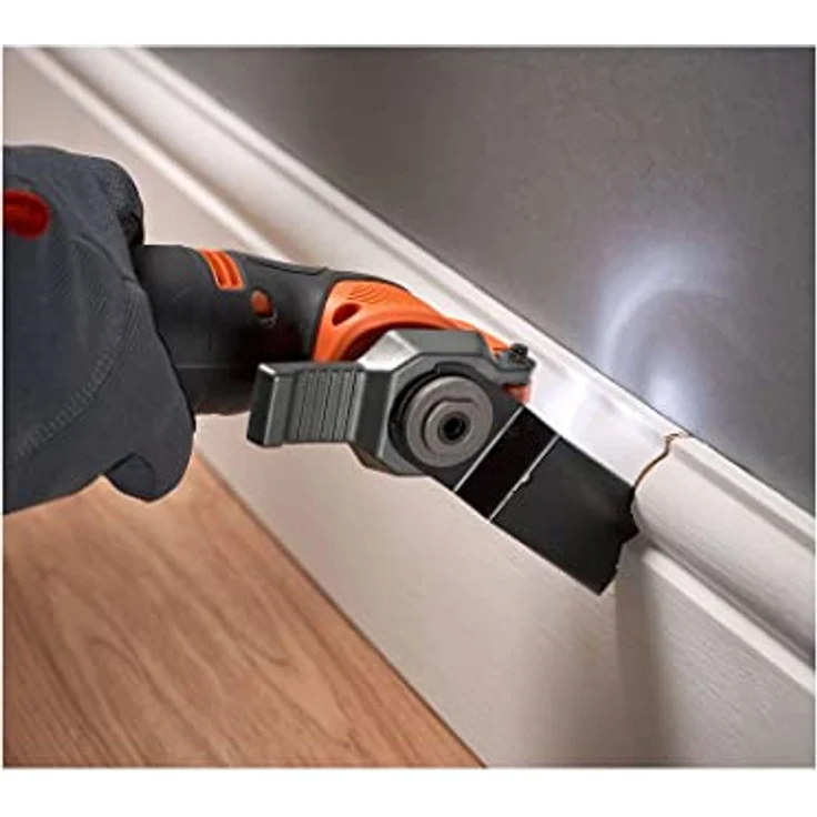 Black + Decker BDCOS18D1K-QW, 18V Akku-Multifunktionswerkzeug mit 20 Zubehörteilen, inkl. Akku und Ladegerät – Bild 1