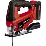 Einhell Akku-Stichsäge TC-JS 18/70 Li, Set, mit 2,5 Ah Akku und Ladegerät, für exakte Schnitte bis 70 mm Tiefe