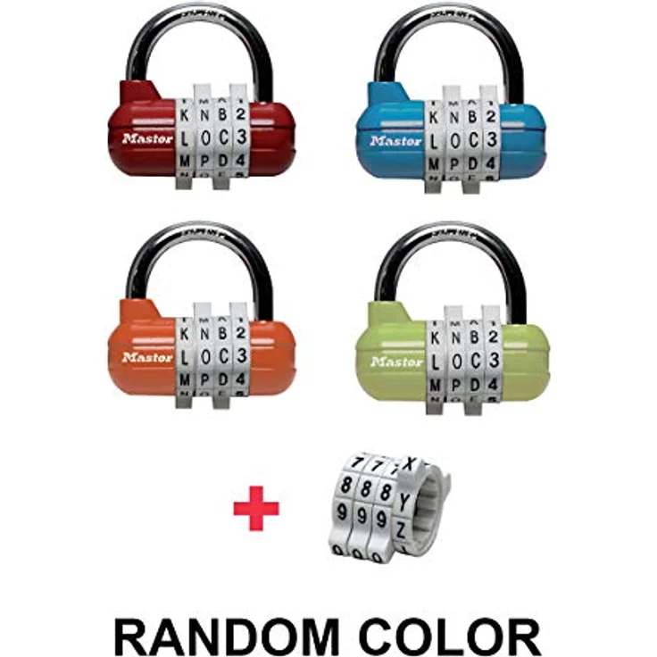 Master Lock Pro Sport Zahlenschloss - Farblich Sortiert, 1534EURD – Bild 6