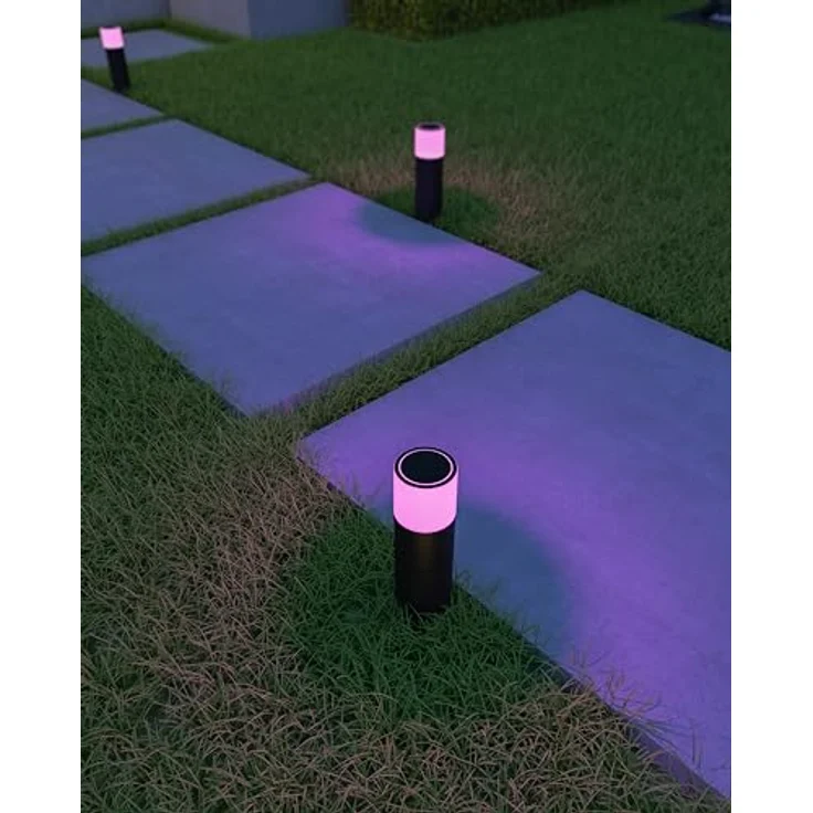 Calex Smart Outdoor LED Gartenleuchte, Mit App und Kompatibel Alexa Sprachsteuerung, WLAN Aussenleuchte Wasserdicht, Dimmbar – Bild 3