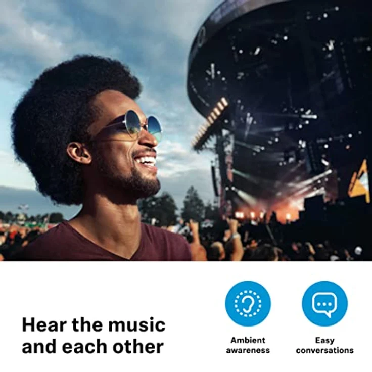 Sennheiser SoundProtex Gehörschutz-Ohrhörer – Wiederverwendbarer Gehörschutz mit Zwei wechselnd aktiven Filtern – High-Fidelity-Sound bei sicherer Lautstärke – Schwarz – Bild 5
