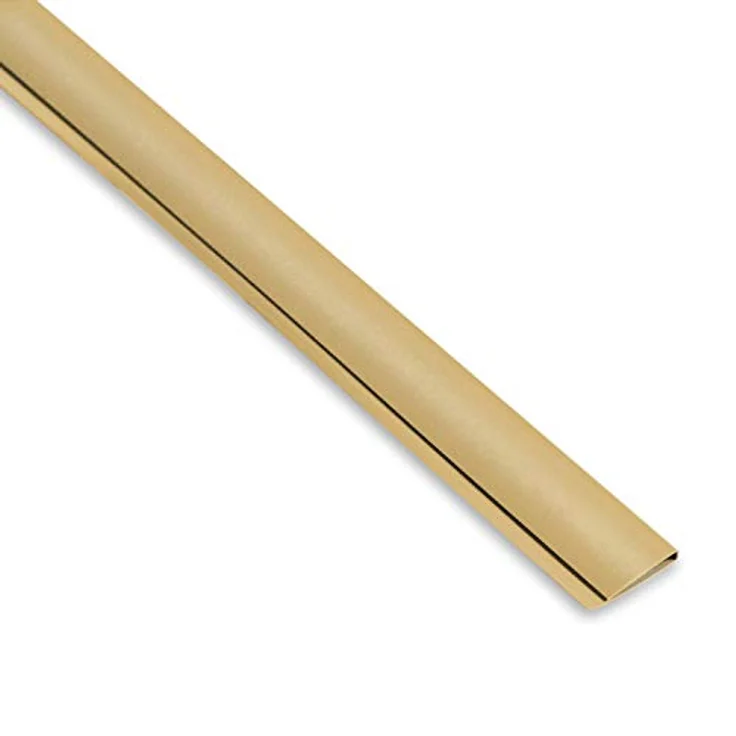 Ribelli PVC Abschlussleiste, 100 cm, Bambus, 4 Stück, frost- und wasserabweisend, einfache Montage – Bild 2