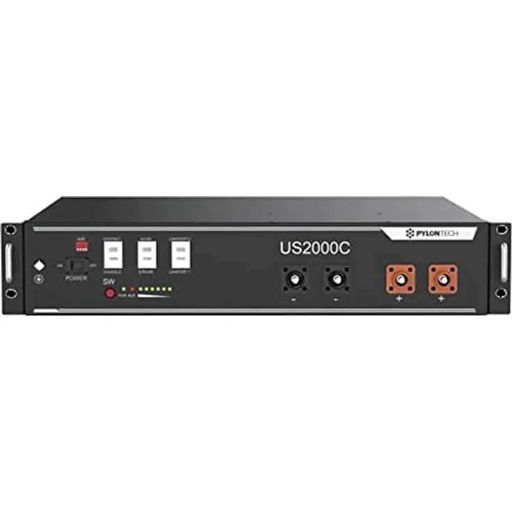 Pylontech US2000C, 2,4kWh Lithium-Eisenphosphat Solarspeicher mit integriertem BMS, modular erweiterbar, 6000 Zyklen