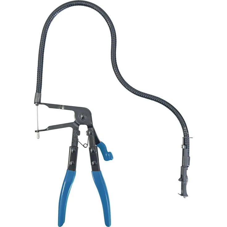 Gedore Automotive 3406350 Schlauchklemmenzange 680mm, halbstarr mit automatischer Haltefunktion für Federbandschellen