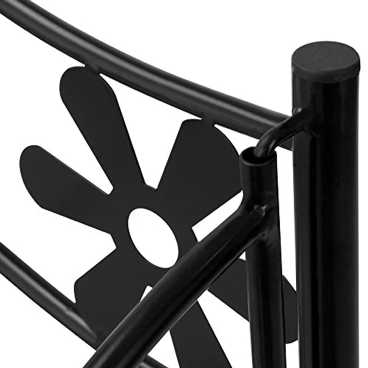 Deuba Blumenregal Metall Outdoor Indoor Garten Blumenständer Pflanzenständer Blumentreppe Gartenregal – Bild 6