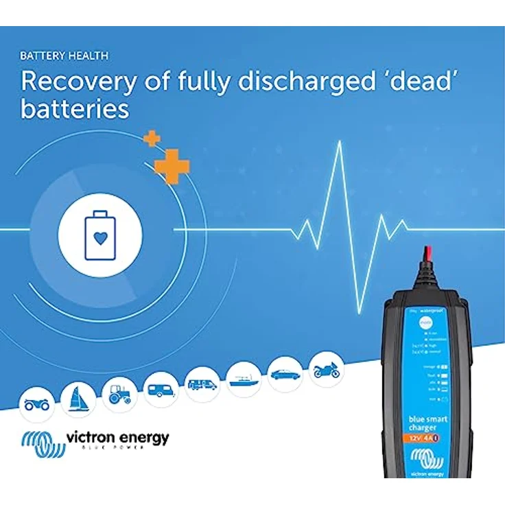 Victron Blue Smart IP65 Charger 12/4 230V Batterieladegerät – Bild 4