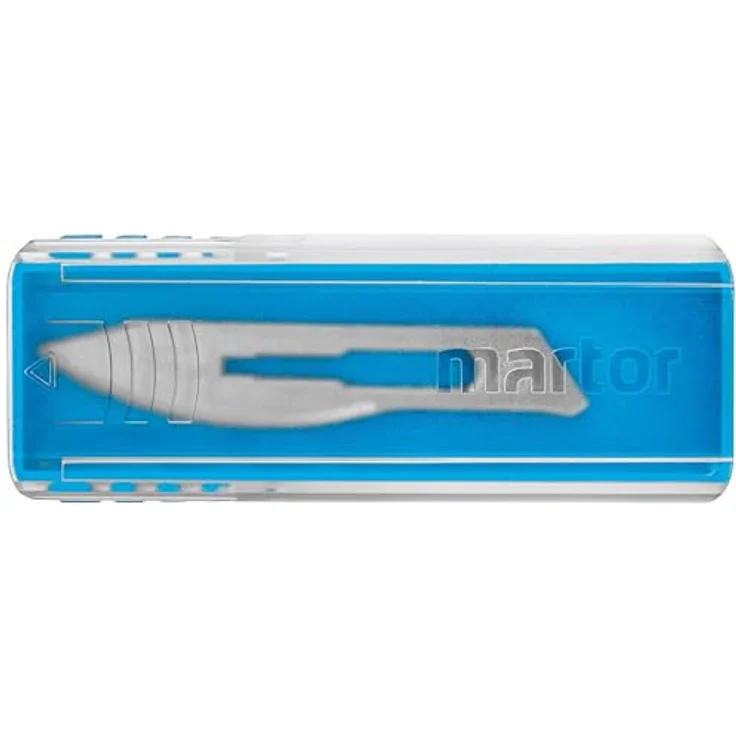 MARTOR Skalpellklingen Nr. 23, 10 x Ersatzklingen für Grafikmesser, 9,2 mm, scharf, 1-fach nutzbar, Stahl – Bild 3