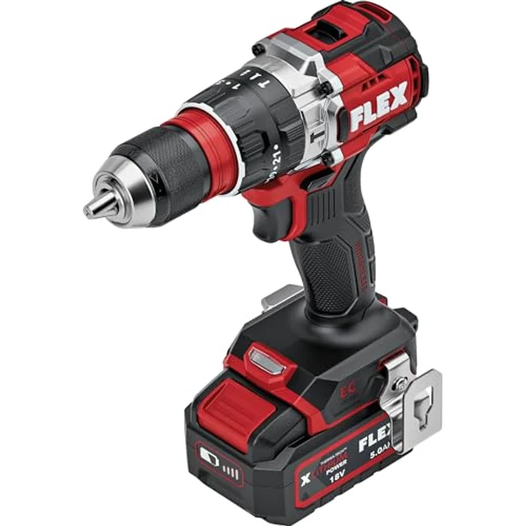 Flex 2-Gang Akku-Schlagbohrschrauber 18 V PD 2G 18-EC MD DC, kompakt und leistungsstark, ohne Akku, mit L-BOXX – Bild 2