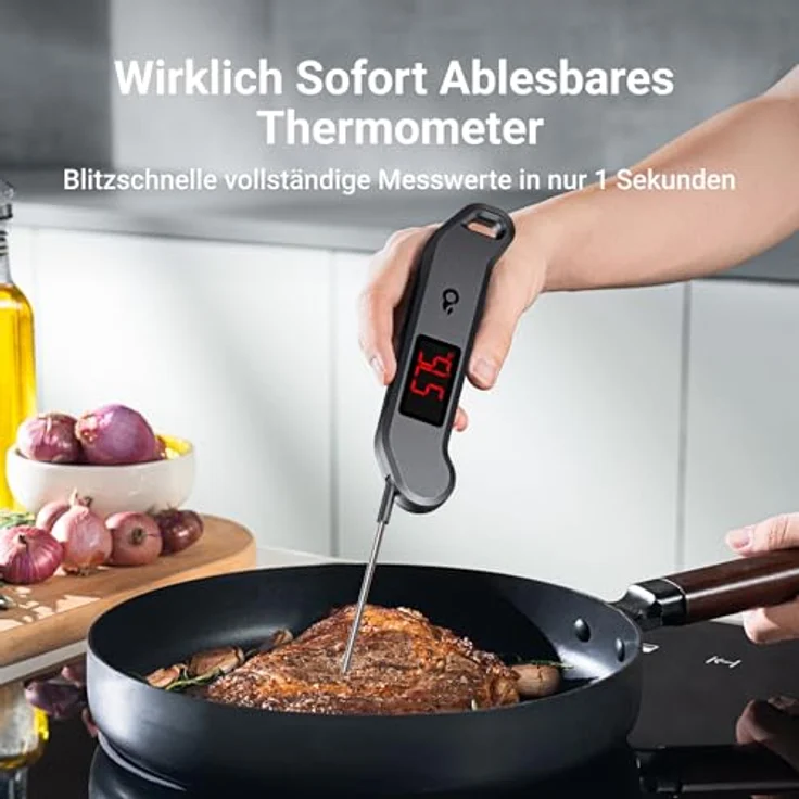 ThermoMaven F1 Stealth, Handthermometer für Grill und Küche, Temperaturbereich -50 °C bis 300 °C, wasserdicht IP67 – Bild 5