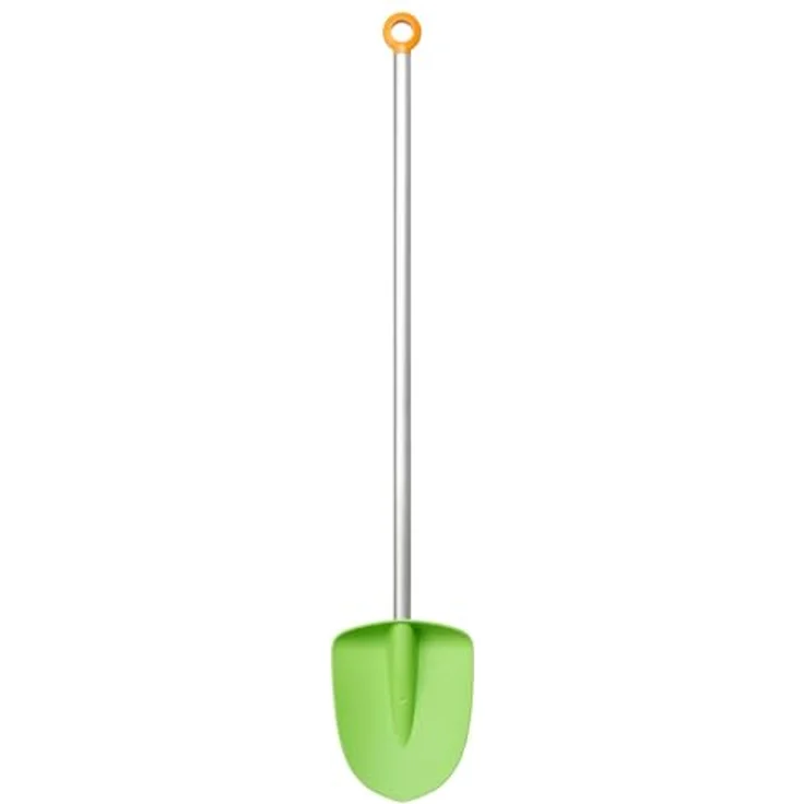 Fiskars Kinder-Spaten, Länge: 91 cm, Kunststoff-Blatt-Aluminium-Stiel, Grün-Orange, MyFirst Fiskars, 1001420 – Bild 2