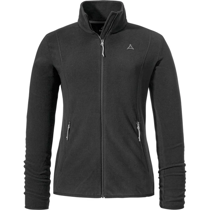 Schöffel Fleecejacke, für die Freizeit, Damen, wärmend, Reißverschlusstaschen, schwarz – Bild 1