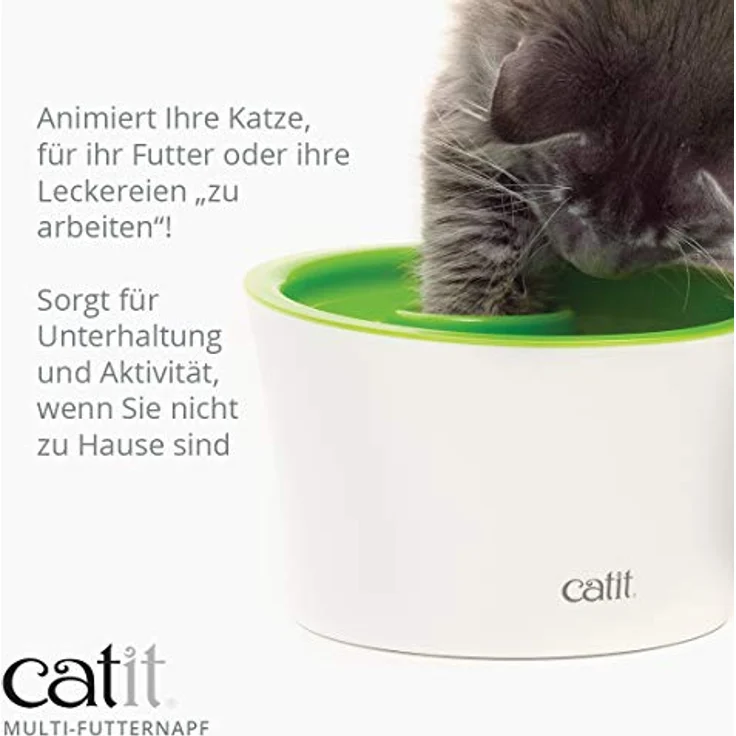 Catit Multi Feeder, Futternapf für Nass- und Trockenfutter, Futternapf für Katzen – Bild 3