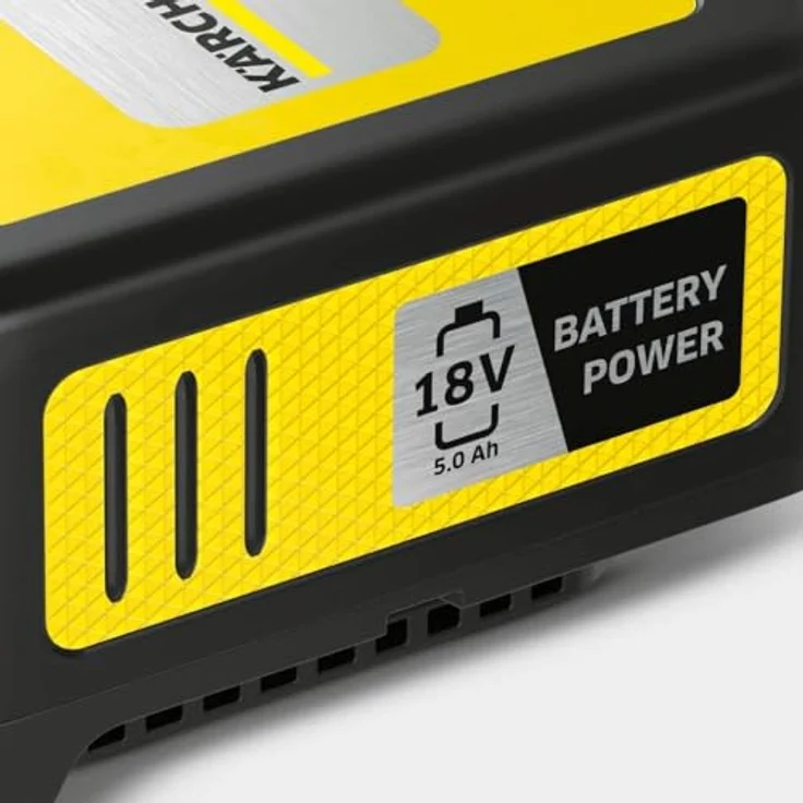 Kärcher Battery Power 18-50, 18 V, 5 Ah (Energieverbrauch 90 Wh, Echtzeitanzeige Akku, Lithium-Ionen-Akku, extrem robust, Temperaturmanagement, Strahlwasser geschützt, automatischer Lagermodus) – Bild 2