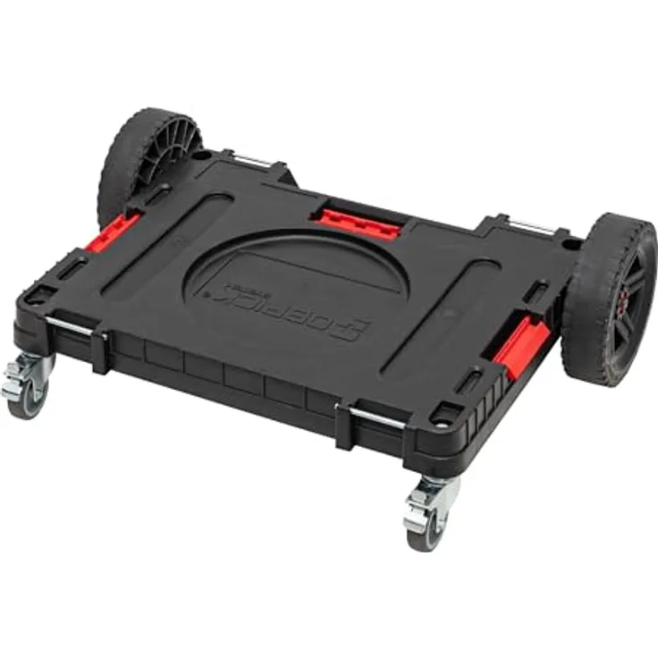 Tool Brothers RHINO XXL Allterrain Transportplattform, mobiler Transportroller mit schwenkbaren Metallrädern, 120 kg Traglast, 750 x 542 x 223 mm