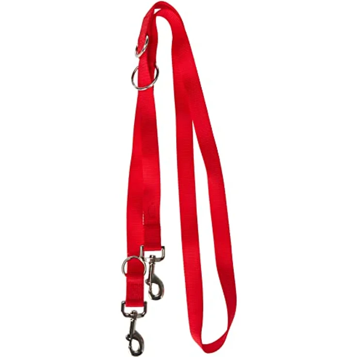 Nobby Training Leash Classic, 200 cm/ 25 mm, Red – Bild 1