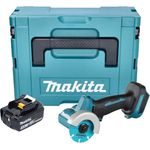 Makita Winkelschleifer DMC 300 F1J 18 V 76 mm + 1x Akku 3,0 Ah + Makpac - ohne Ladegerät, Winkelschleifer mit leistungsstarkem 18 V Akku - Preisvergleich