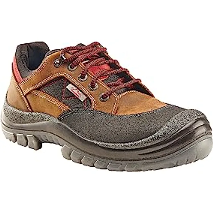 Remisberg Sicherheitsschuh Nepal, S3 EN ISO 20345, braun, Nubukleder, Größe 47, rutschsicher mit Active Grip®