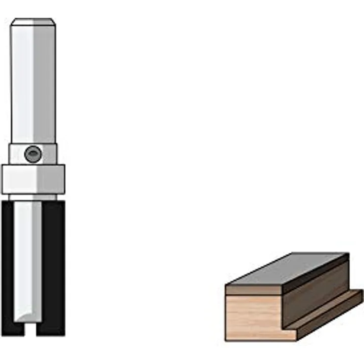 FAMAG Schablonen-Nutfräser HM 16x25,4x63mm, Schaft 8mm - 3157.816