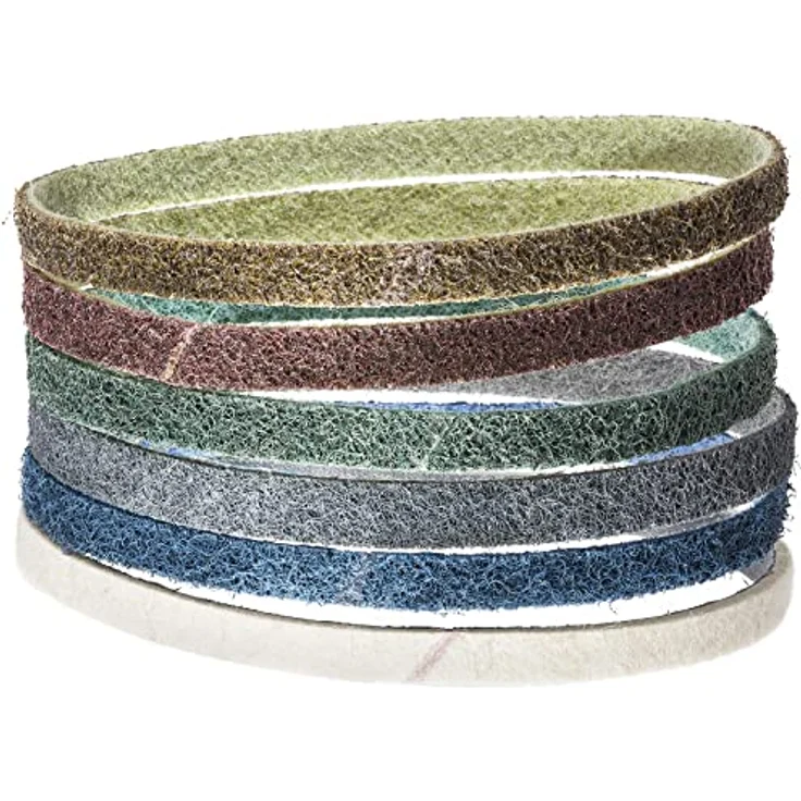 Score Abrasives Pro Line Vlies-Schleifband, 6-teiliges Set mit gemischten Körnungen, 13 x 457 mm, für Metall, Holz und Kunststoff – Bild 2