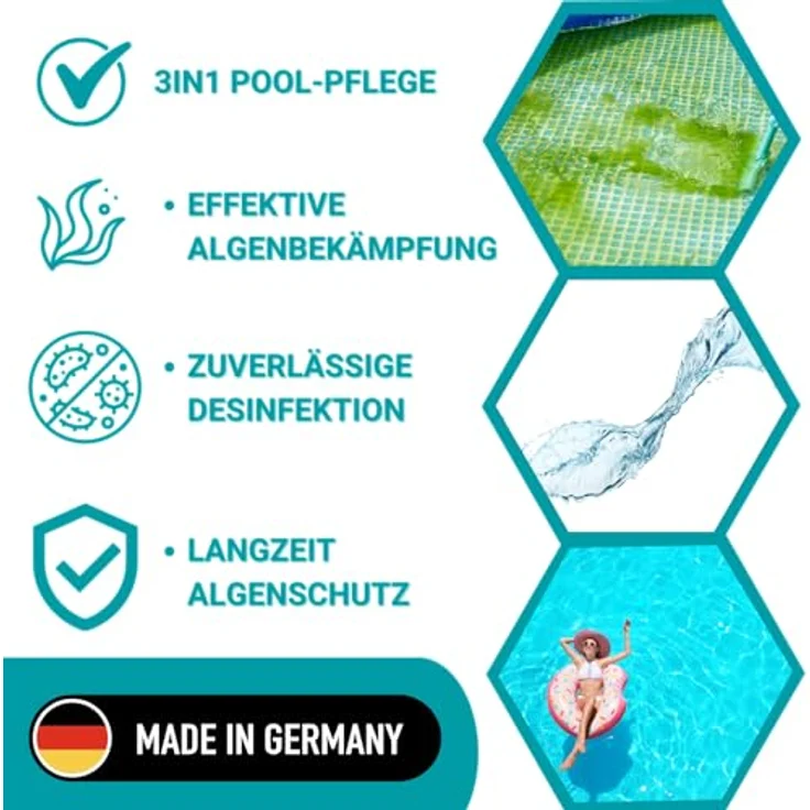 Hotrega Pool-Pflege 3-in-1 2 Liter – Bild 5