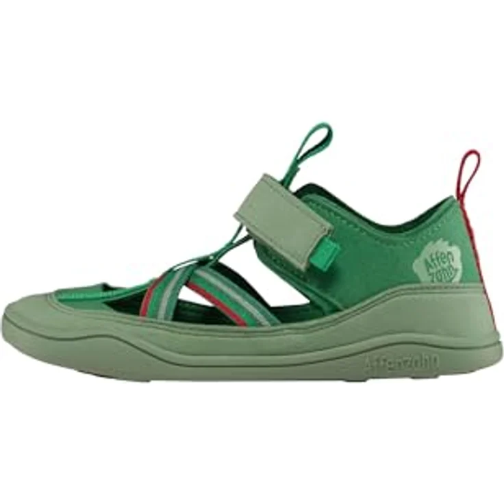 Affenzahn Kid's Sandale Vegan Breezy, Unisex Sicherheitssandalen, grün, Größe 32, 100% umweltfreundlich und langlebig, flexibles Laufgefühl, verstellbare Riemen – Bild 1