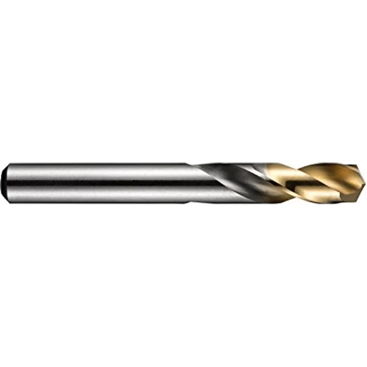 Dormer Kurzbohrer HSS DIN1897N, 3,3 mm, TiN Tip, 135° Spitzenwinkel, zylindrischer Schaft, Typ N – Bild 3