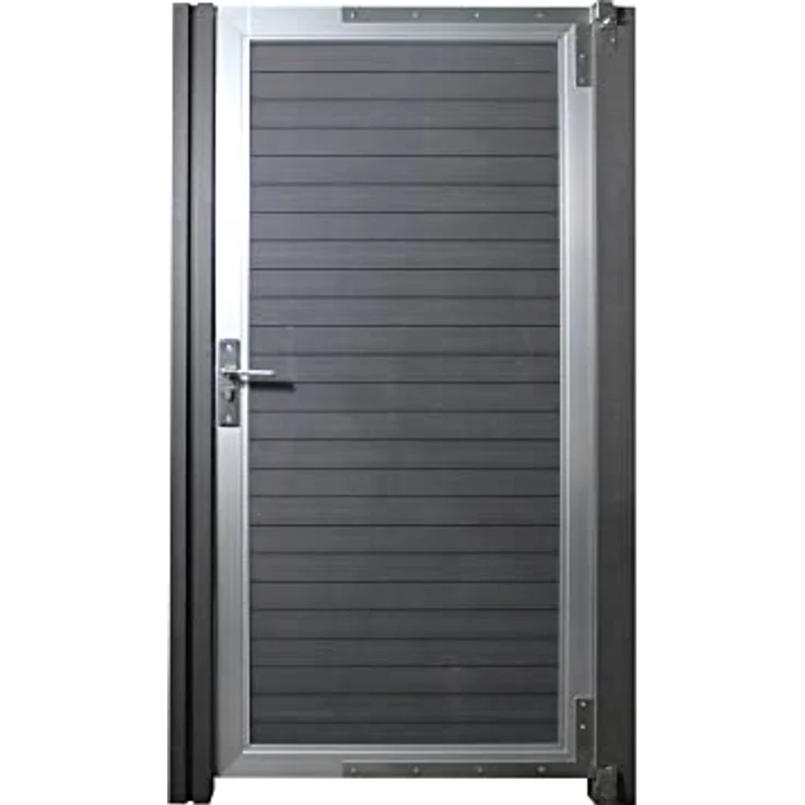 HOME DELUXE - WPC Gartentor - CALLATOR - B x H: 90 x 180 cm, inkl. Zubehör I Gartenpforte Blickschutz Sichtschutzzaun – Bild 2