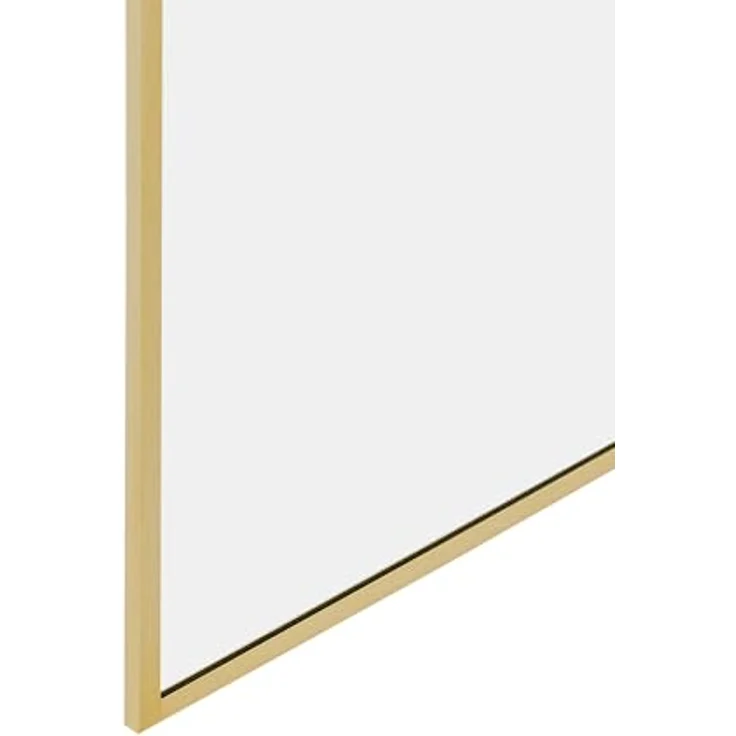 Beliani Waspam Duschkabine + Duschwand, 80x80cm, 190cm, schwarzer Edelstahlrahmen, gehärtetes Glas – Bild 7