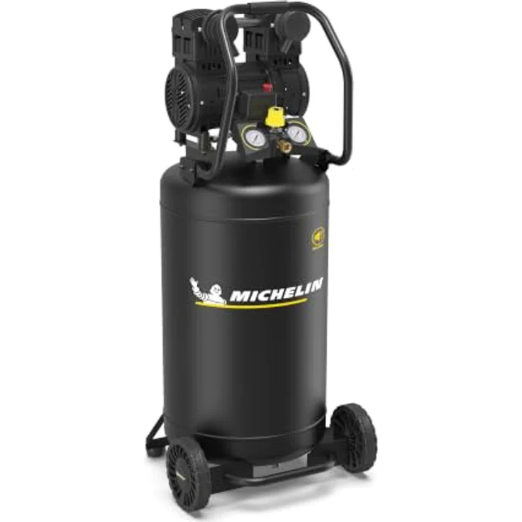 MICHELIN MX POP AIR 100V-3,0 SILENT, Kompressor 100 Liter, ölfrei, 3 PS, vertikal, 9 bar, 363 l/min, geräuscharm – Bild 2
