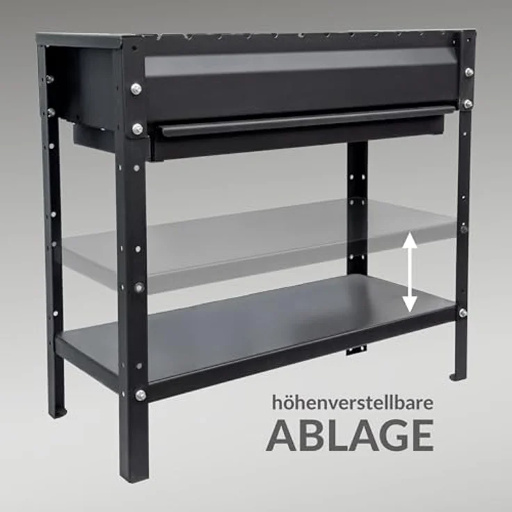Kvota Mangal Grill 80 cm, Holzkohlegrill aus 2 mm Stahl, höhenverstellbare Ablage, 12 manuell drehbare Spießauflagen, Ascheschublade, inkl. Zange & Schürhaken – Bild 5