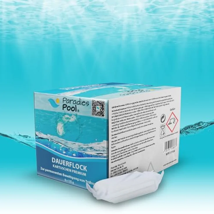Paradies Pool Flockungsmittel für Pool 8 x 125 g = 1 kg (W14) – Bild 2