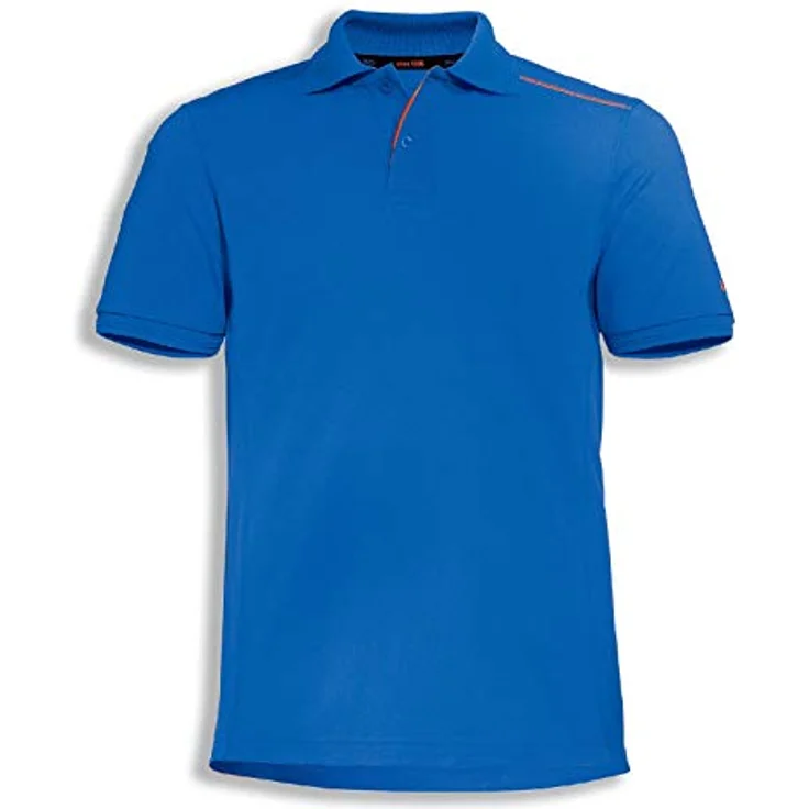 Uvex Suxxeed Herren-Arbeitshemd - Blaues Männer-Poloshirt - Optimales Feuchtigkeitsmanagement L – Bild 1