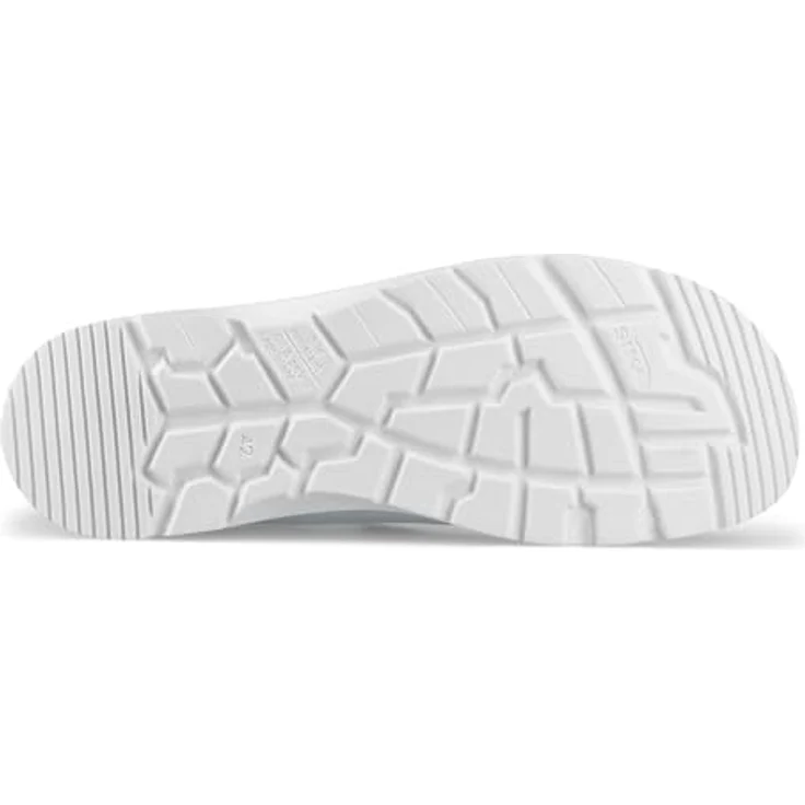 Sika Optimax Slipper, atmungsaktiver Arbeitsschuh aus Permair® Leder, wasserabweisend, rutschhemmend, weiß, Größe 38 – Bild 4