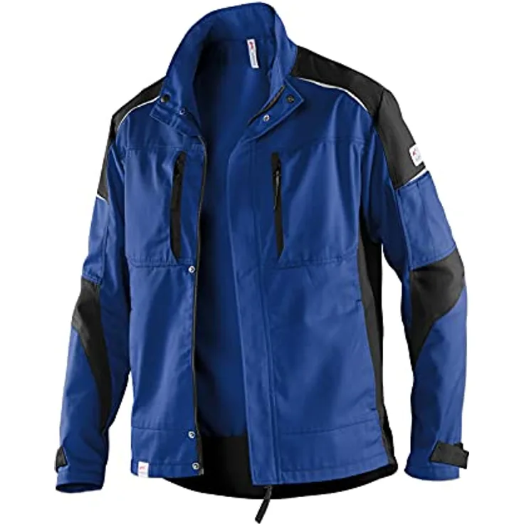 KÜBLER Workwear KÜBLER ACTIVIQ Arbeitsjacke Kornblumenblau/schwarz