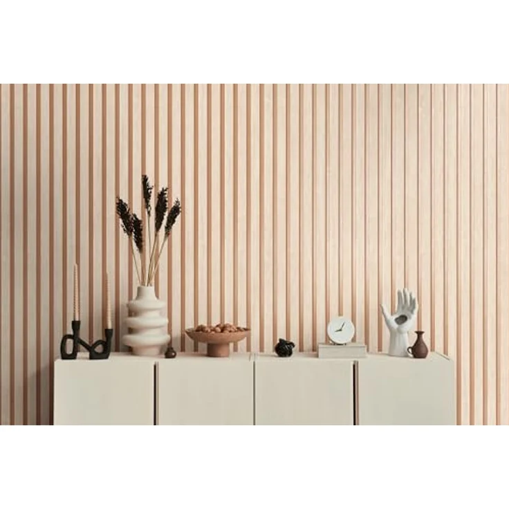 A.S. Création Vliestapete Wandpaneelmotiv, 0,53 x 10,05 m, beige braun, Holzoptik, FSC-Mix zertifiziert, Made in Germany, 786652 – Bild 2