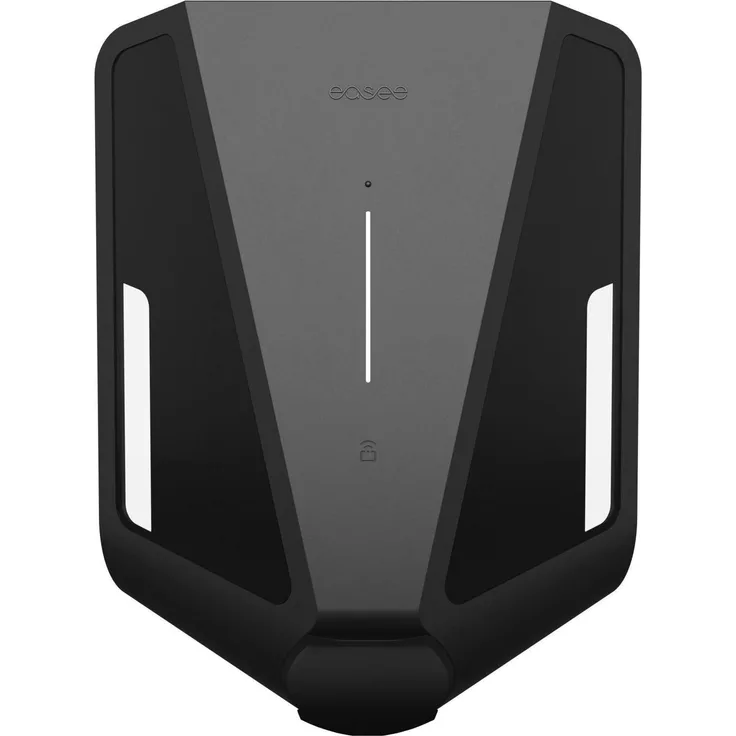 Easee Charge Pro Black Wallbox MID 10263, Elektroauto Ladestation mit Typ 2 Anschluss, 22 kW, 32 A, fest verdrahtet, App-Steuerung, RFID-Zugangsschutz, IP54