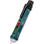 TACKLIFE VT02 Spannungsprüfer, Berührungsloser Wechselspannungsprüfer mit LCD-Bildschirm und LED-Taschenlampe - Preisvergleich