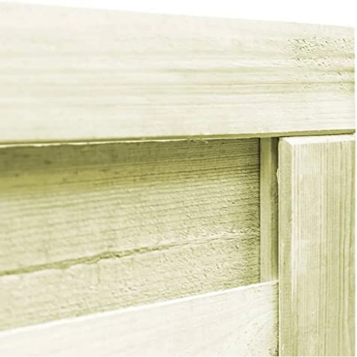 vidaXL Gartentor Imprägniertes Kiefernholz 100 x 125 cm grün – Bild 5