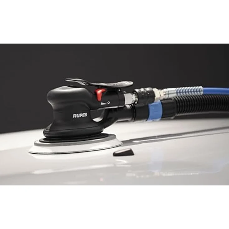 RUPES Rotorb Schleifmaschine Skorpio III D.150, pneumatischer Exzenterschleifer mit 3 mm Orbit für Finishing-Anwendungen, leise und vibrationsarm – Bild 3