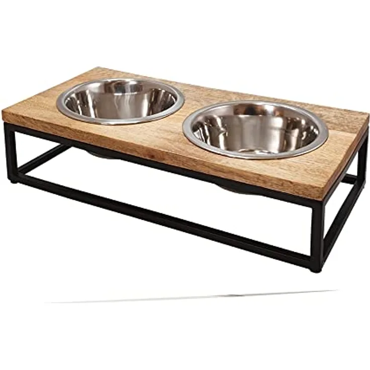 Nobby 73855 Napfständer Elegant Diner 48 x 22 x 16 cm, 0,8 ltr