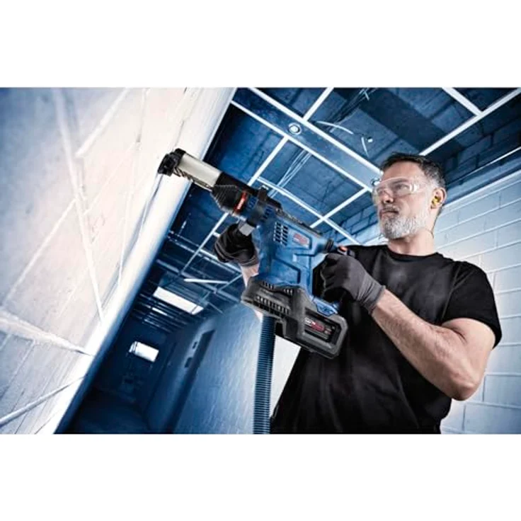 Bosch Akku-Bohrhammer EXBH18V-32F, leistungsstark mit BITURBO BRUSHLESS-Technologie und Vibration Control, kabellos, XL-BOXX – Bild 4
