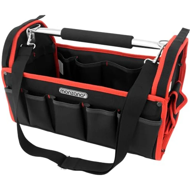 Werkzeugtasche Montagetasche Werkzeugbox Werkzeugkasten Werkzeug Schultergurt XL – Bild 6